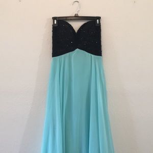 Strapless Prom Dress